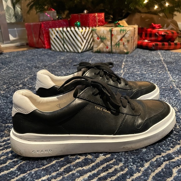 Cole Haan Shoes | Cole Haan Grandpro Rally Court Sneaker, Size 8.5 | Color: Black/White | Size: 8.5 | Carolynfritzsch's Closet